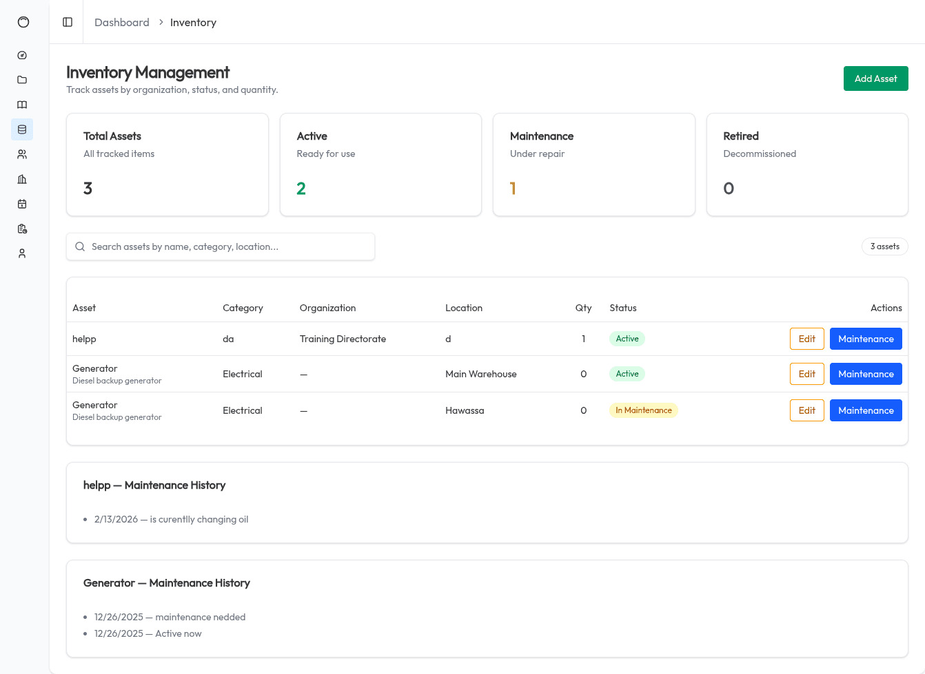 ETWS Internal Management System screenshot 4