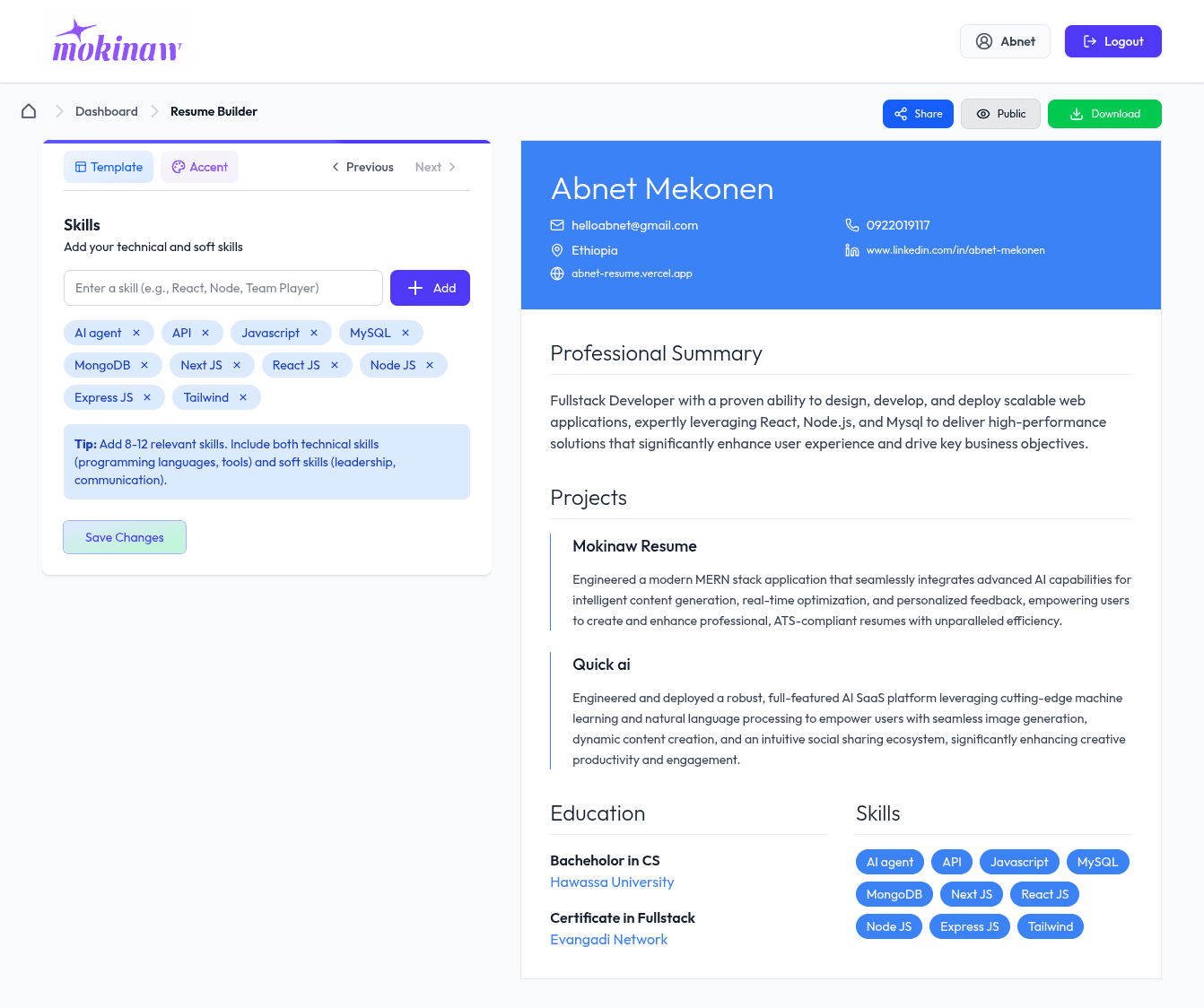 AI Resume Builder screenshot 4