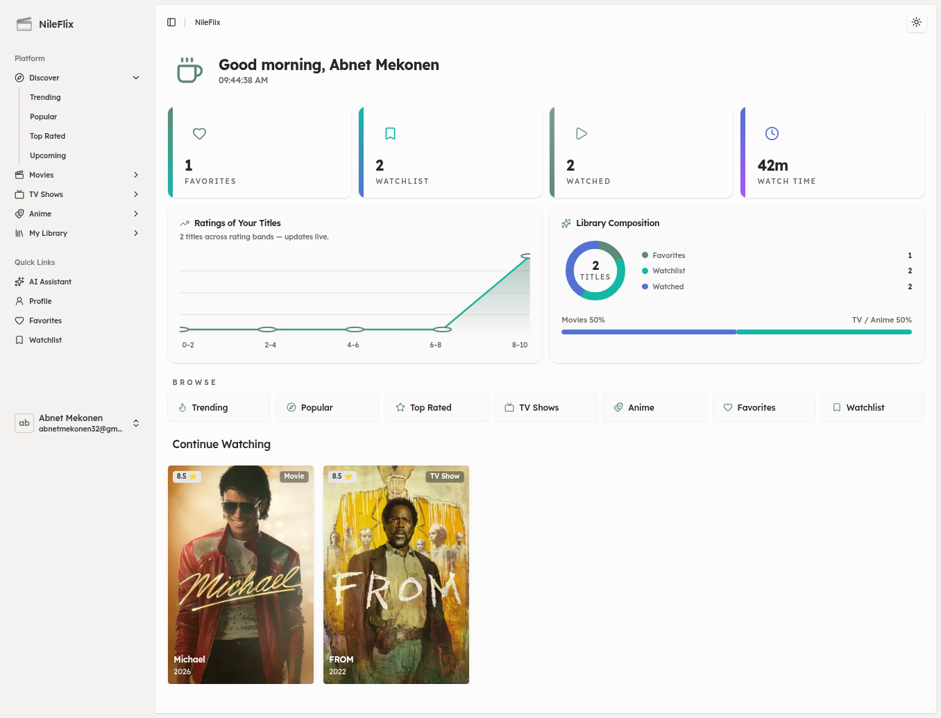 Nileflix screenshot 2